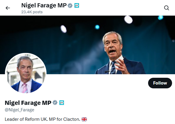 Nigel Farage Twitter